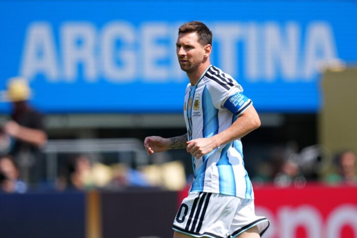 Estadio Monumental durante un partido de la selección argentina
