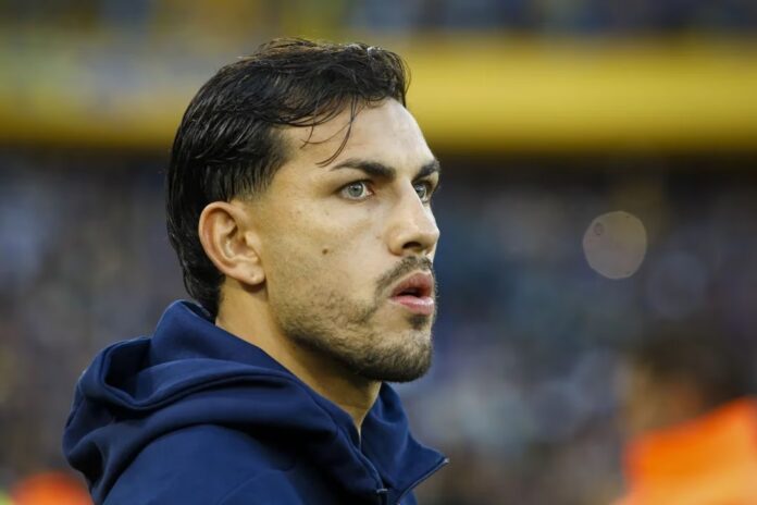 Leandro Paredes, mediocampista de Boca, durante un partido