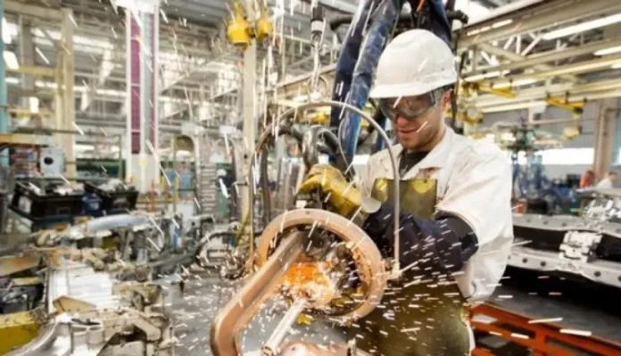 Gráfico de evolución del empleo industrial en Entre Ríos entre 2024 y 2026