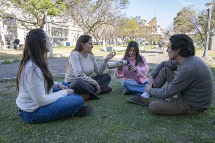 Equipo de salud mental en un hospital de Entre Ríos durante una jornada de atención