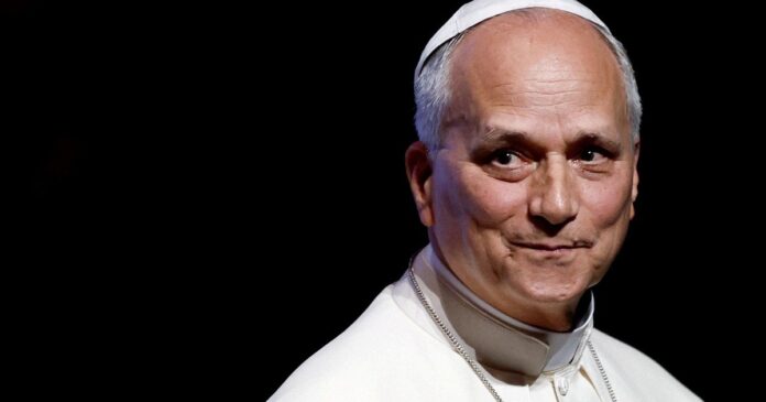 El papa León XIV durante una audiencia en el Vaticano